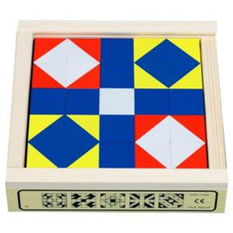 Würfelmosaik 25 Teile aus Holz