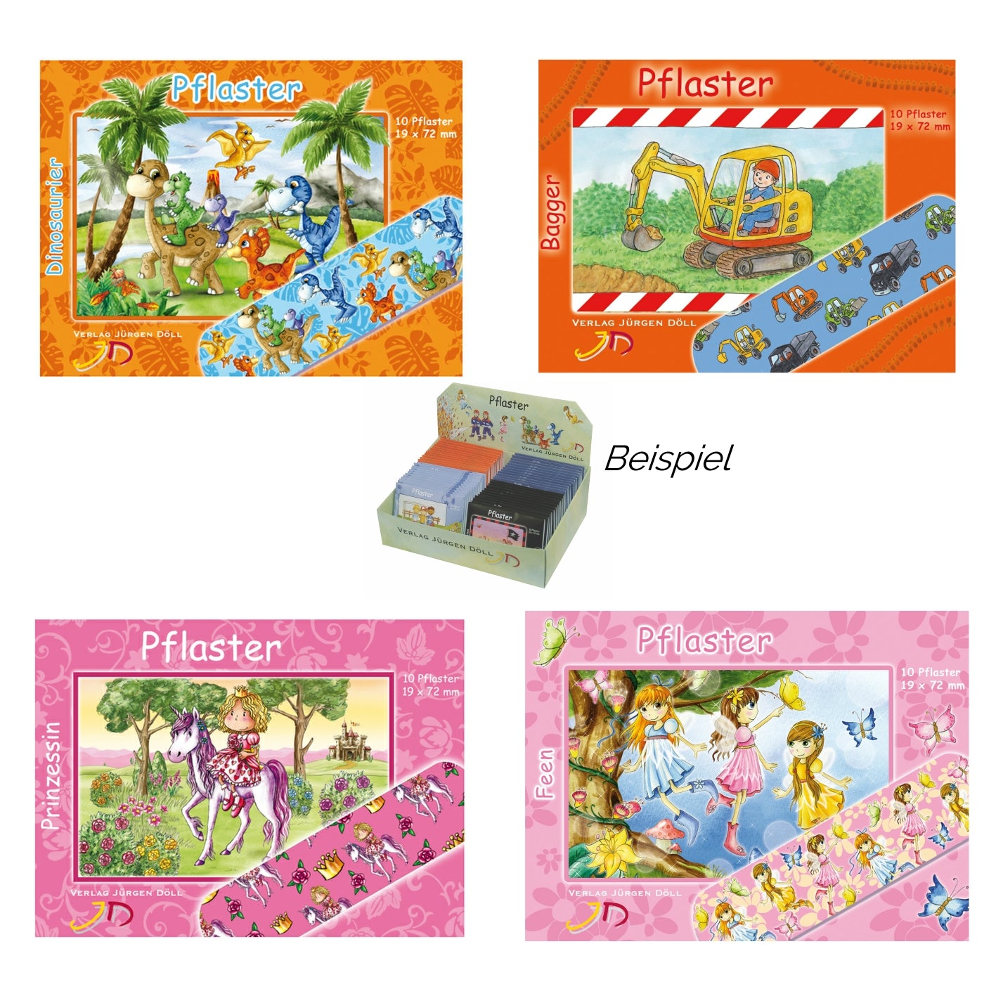 Pflasterbriefchen Kinder - Bild 1