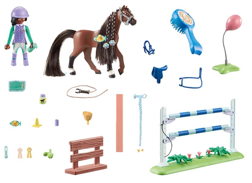 PLAYMOBIL Zoe & Blaze mit Turnierparcours 71355 - Bild 2