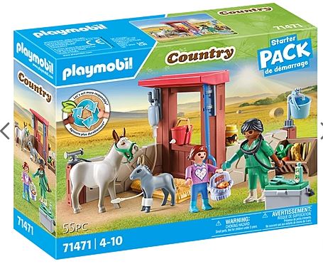 PLAYMOBIL Tierarzteinsatz bei den Eseln 71471 - Bild 1