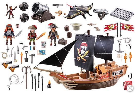 PLAYMOBIL Grosses Piratenschiff 71530 - Bild 2