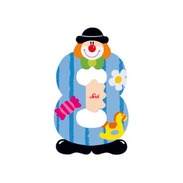Zahl 8 Clown - Bild 1