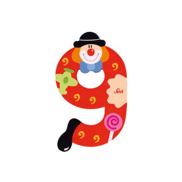 Zahl 9 Clown - Bild 1