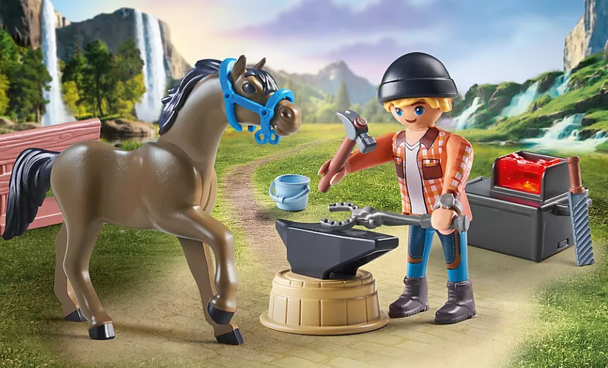 PLAYMOBIL Hufschmied Ben & Achilles 71357 - Bild 2