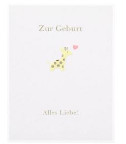 Klappkarte zur Geburt Alles Liebe! - Bild 1