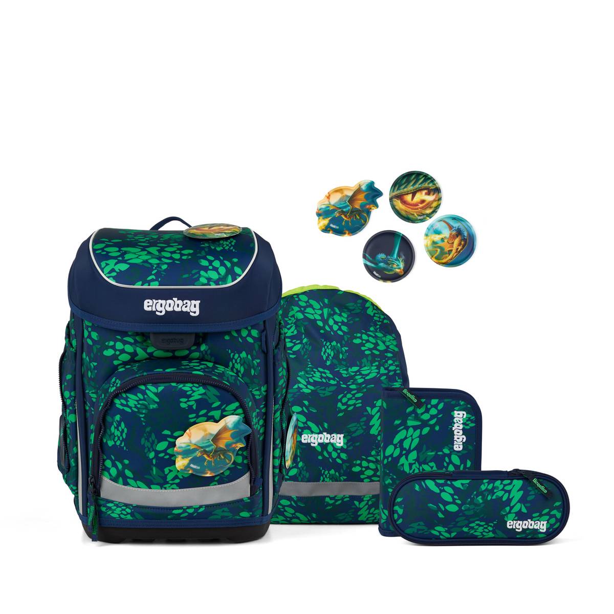 Ergobag Cubo 5-tlg. Set DrachenbezwingBär - Bild 1