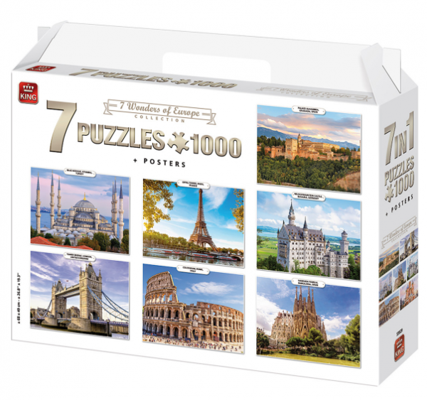 Puzzle Wunder Europa 7 in 1