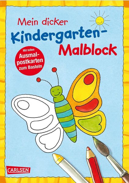 Mein dicker Kindergarten Malblock