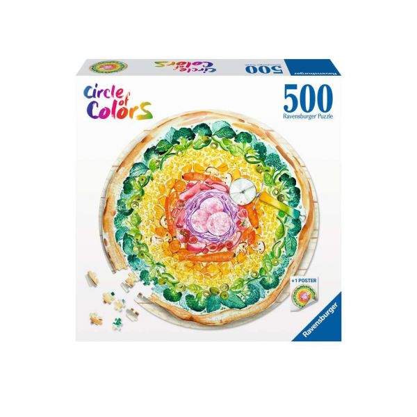 Puzzle 500 Teile Circle of Colors - Pizza 17.347