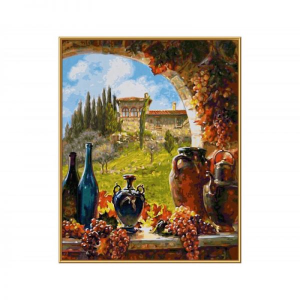 Schipper Wein aus der Toskana 40 x 50 cm