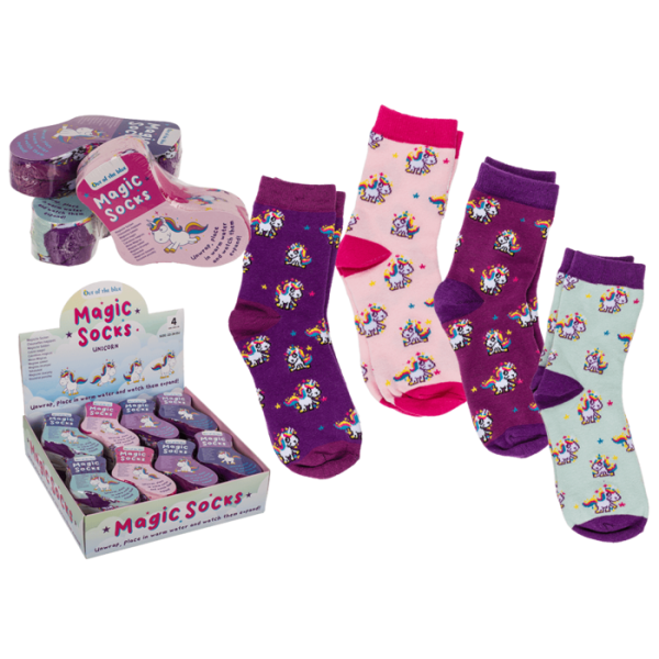 Magische Kindersocken Einhorn Gr. 22 - 34