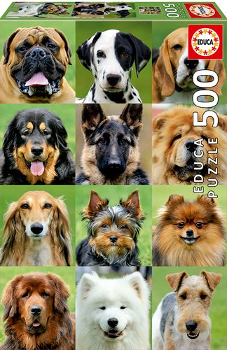 Dogs Collage Puzzle 500 Teile