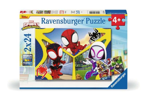 Ravensburger Puzzle 2x24 Teile Spidey und seine Super-Freunde 05.729