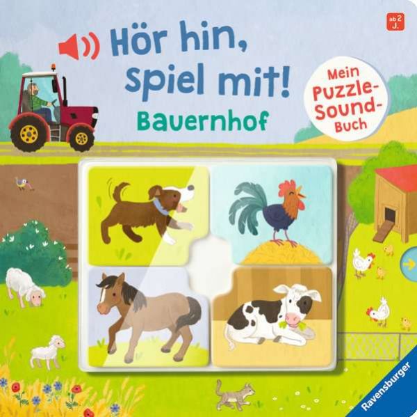 Hör hin, spiel mit! Bauernhof Puzzle-Soundbuch