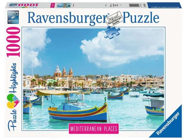 Puzzle 1000 Teile Mediterranean Malta 14.978
