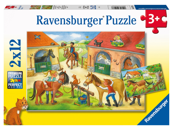 Puzzle 2x12 Ferien auf dem Reiterhof 05.178