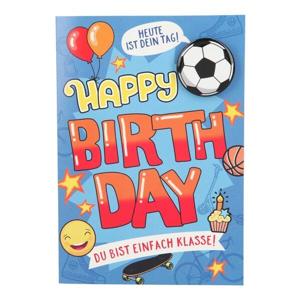Geburtstagskarte Happy Birthday Heute ist dein Tag!…