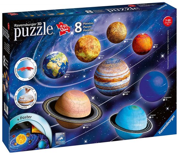 Puzzle 3D Planetensystem 11.668
