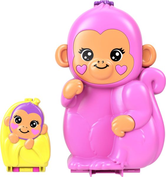 Polly Pocket Schatulle Affenmama und Baby