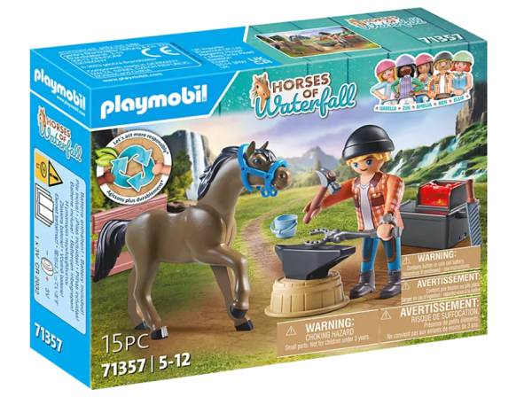 PLAYMOBIL Hufschmied Ben & Achilles 71357