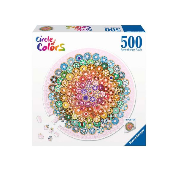 Puzzle 500 Teile Circle of Colors - Donuts 17.346