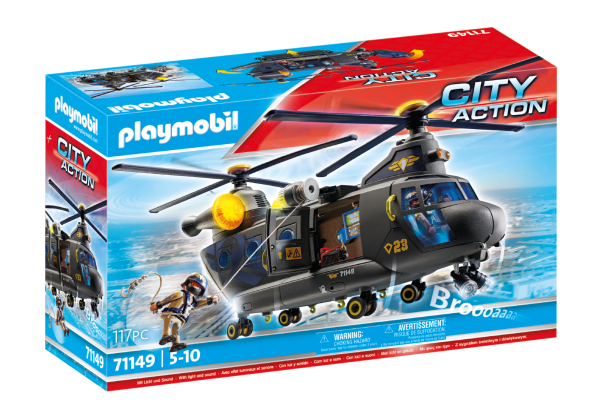 PLAYMOBIL City Life SWAT-Rettungshelikopter 71149