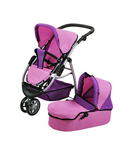 Kombi Puppenwagen Cico pink purple 90446