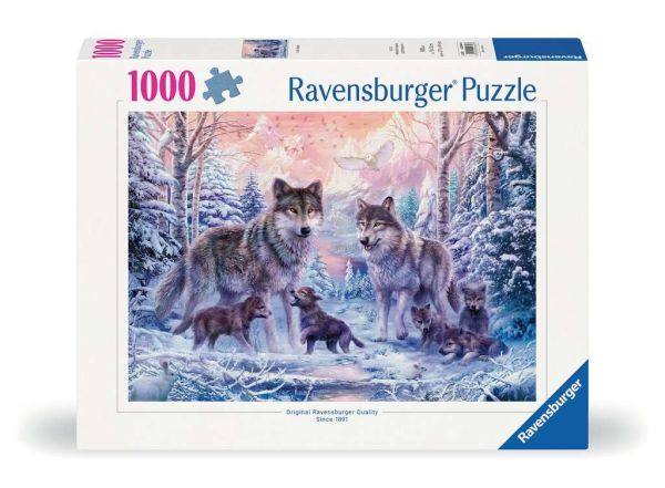 Puzzle 1000 Teile Arktische Wölfe 00.647