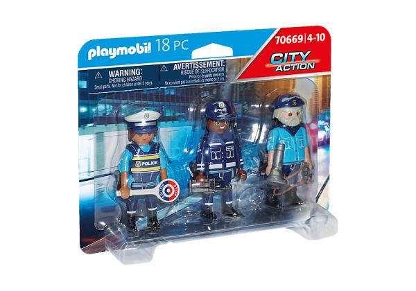 PLAYMOBIL Figurenset Polizei 70669