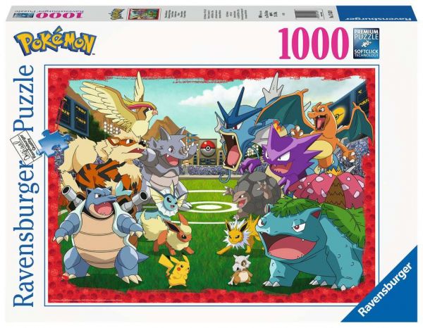Puzzle 1000 Teile Pokémon Kräftemessen 17.453