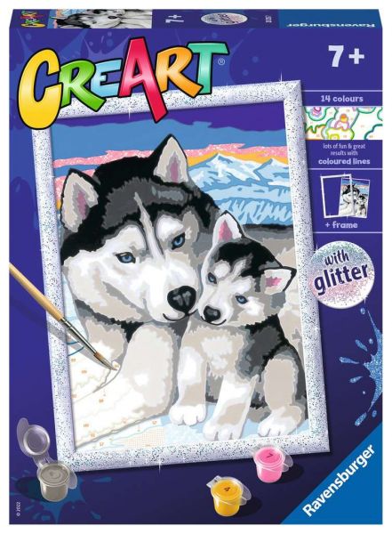 Creart Cute Huskies 20.215