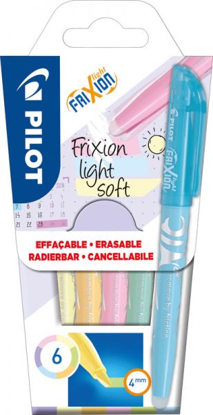 Frixion Textmarker Light soft 6er