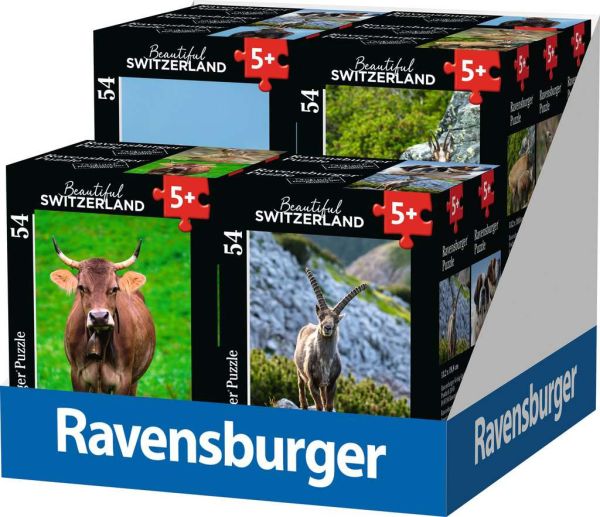 Ravensburger Mini Puzzle Swiss Animals 73.453