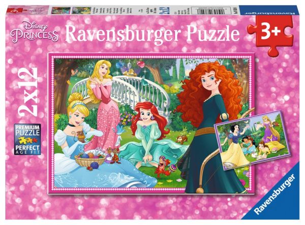 Ravensburger Puzzle In der Welt der Disney Prinzessinnen 2x12 Teile 07.620