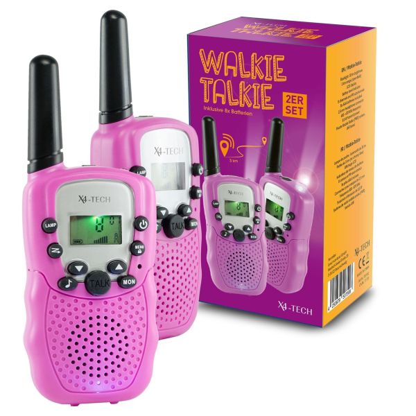 Walkie -Talkie X4 -Tech rosa