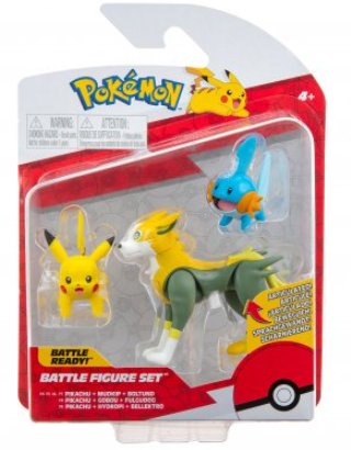 Pokémon Battle Figuren Dreierpack Battle Ready