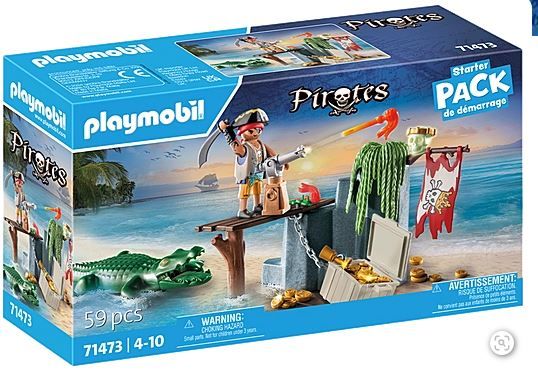 PLAYMOBIL Pirat mit Alligator 71473