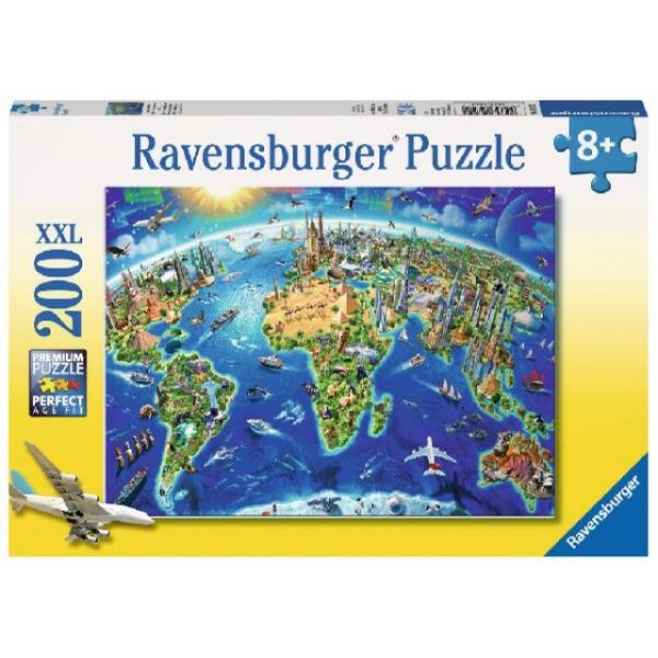 Ravensburger Puzzle Grosse, weite Welt 200 Teile 12.722