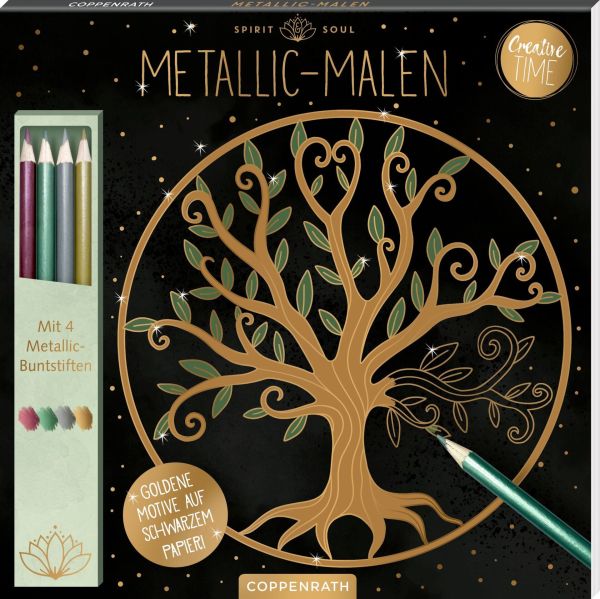 Metallic-Malen inkl. Metallic Stiften