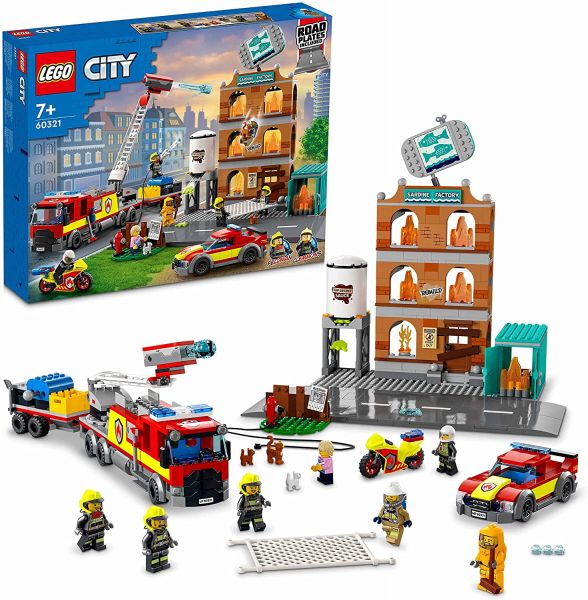 LEGO City Feuerwehreinsatz mit Löschtruppe 60321