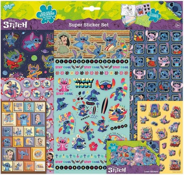 Stitch Super Sticker Set