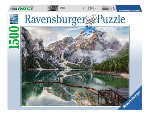 Ravensburger Puzzle 1500 Teile Lago di Braies, Pragser Wildsee 17.600