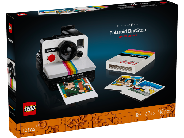 LEGO Ideas Polaroid OneStep SX-70 Sofortbildkamera 21345