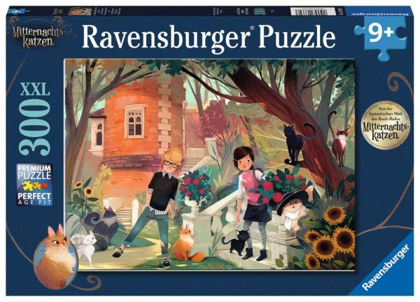 Ravensburger Puzzle 300 Teile Die Katzenflüsterer Nova und Henry 13.330