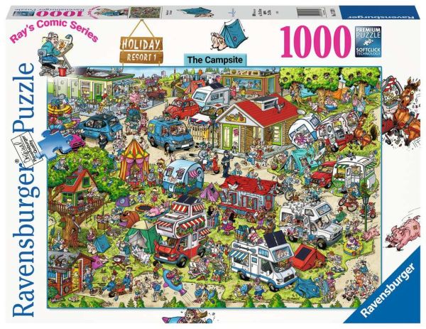 Ravensburger Puzzle 1000 Teile Holiday Resort 1 - Campingplatz 17.578