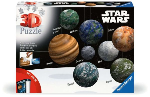 Puzzleball 3D - Himmelskörper der Star Wars Galaxie 11.577