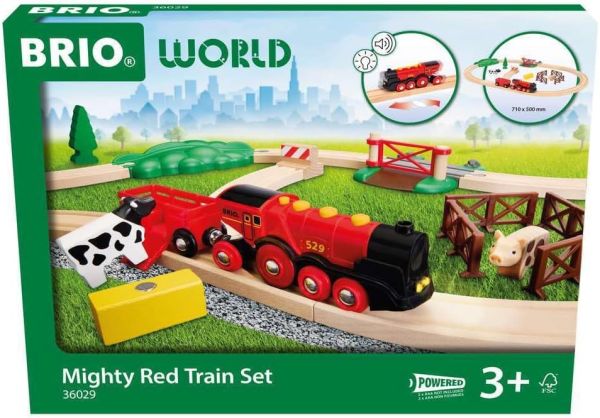 Brio World Mighty Red Train Set 36029