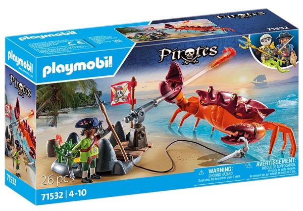 PLAYMOBIL Kampf gegen die Riesenkrabbe 71532