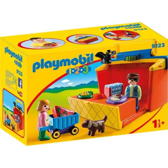 Playmobil 123  Playmobil 1 2 3 LKW Transporter Lastwagen  #AG314 
