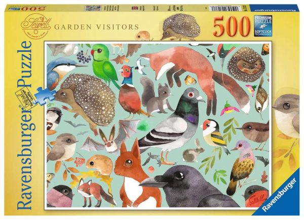 Puzzle 500 Teile Garden Visitors 17.137